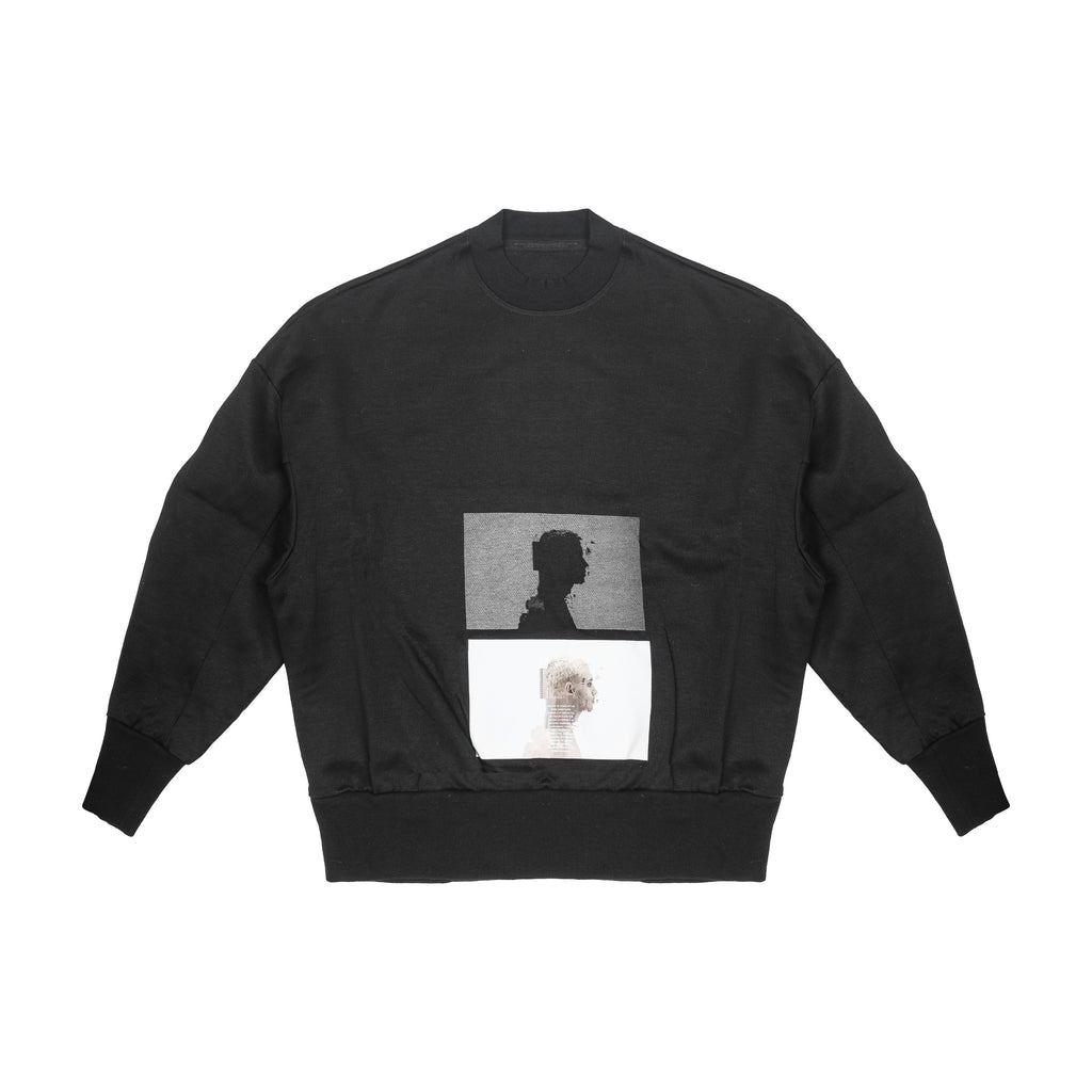 JULIUS - KNITTED SWEATSHIRT, BLACK - 2 | #size_us M = jp 2 = eu 48