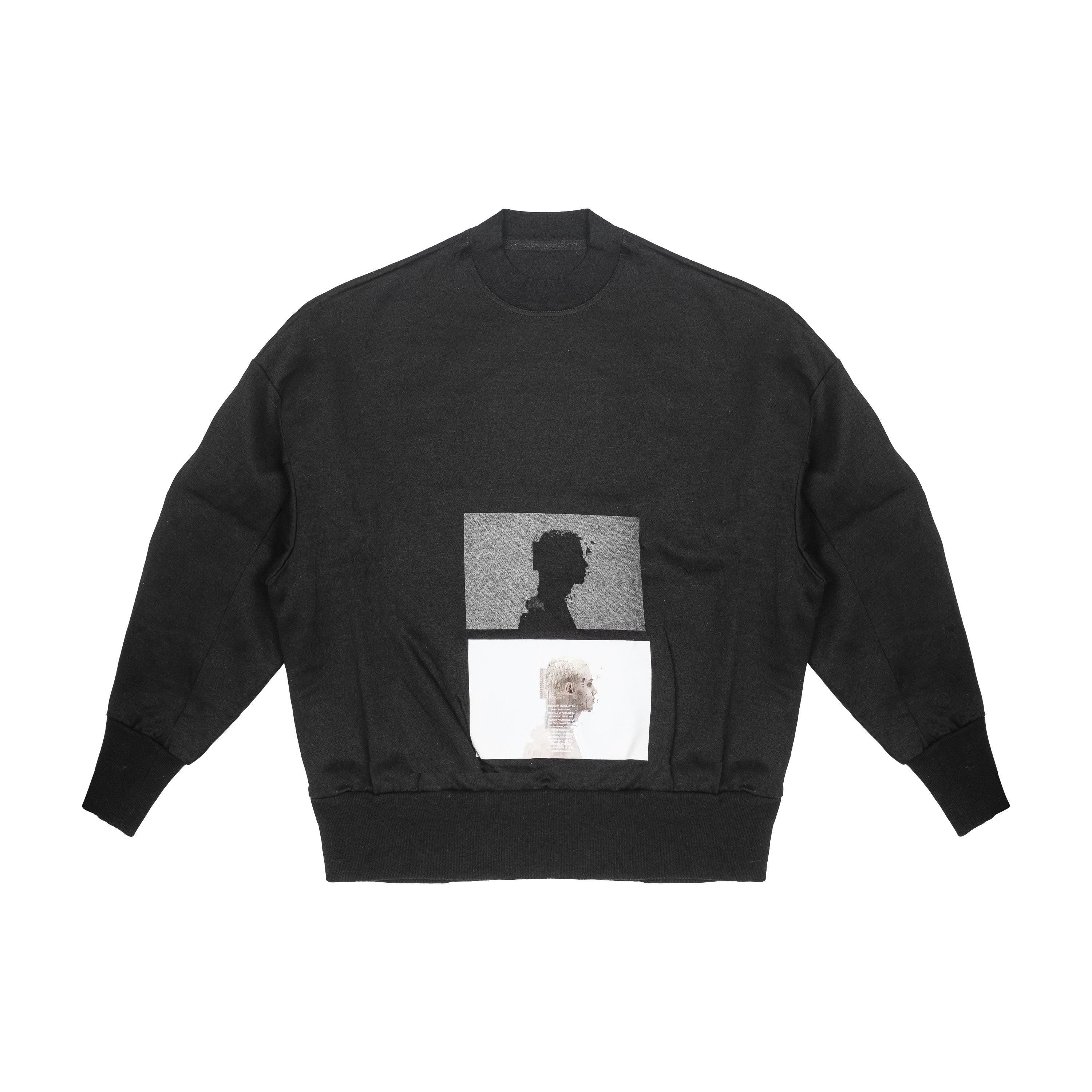 JULIUS - KNITTED SWEATSHIRT, BLACK - 2 | #size_us M = jp 2 = eu 48