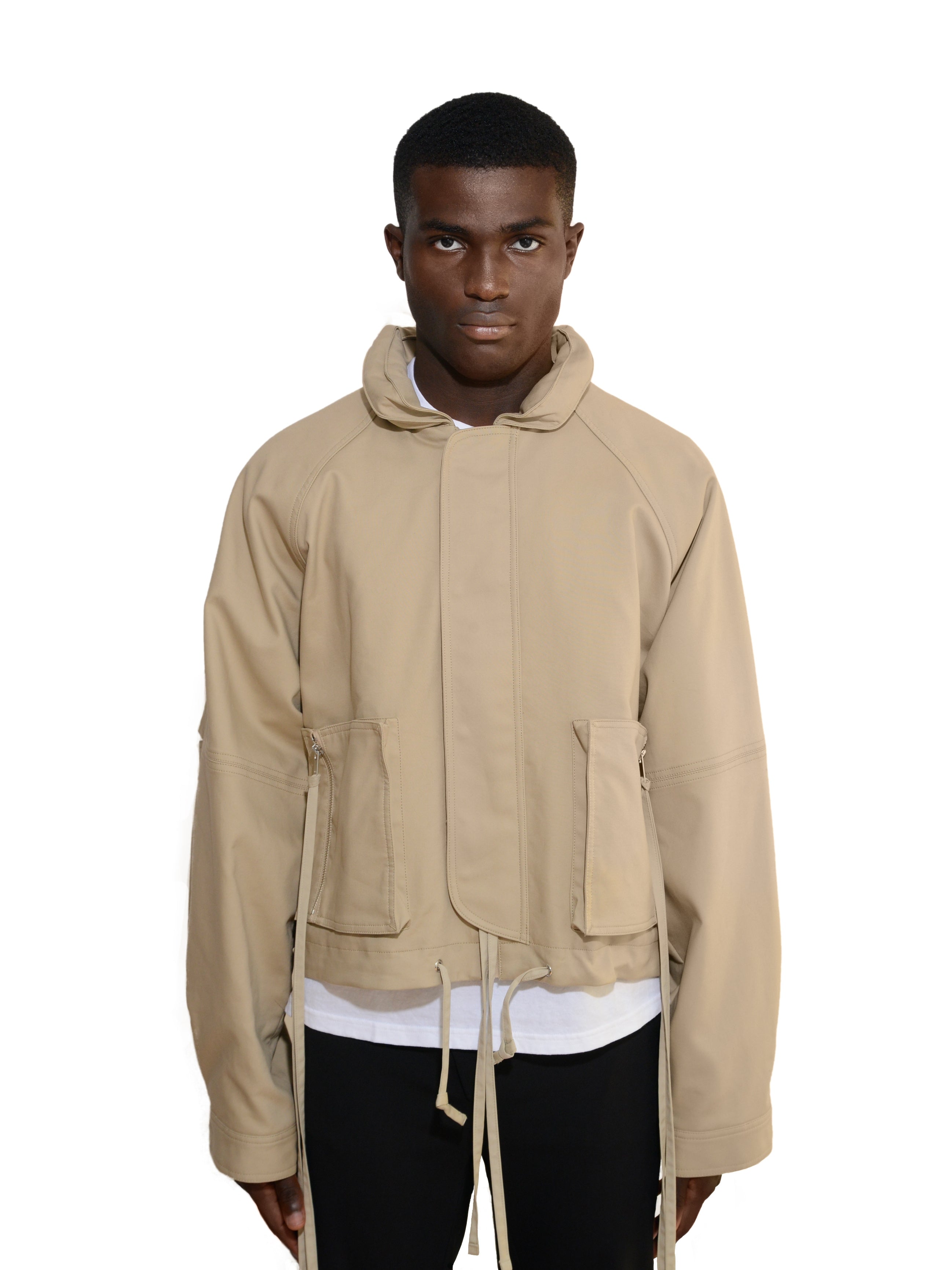 Woven Jacket, Beige - 2 | #size_us M = jp 2 = eu 48