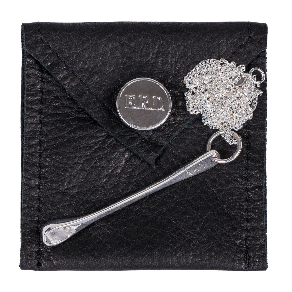 SPOON NECKLACE, SILVER