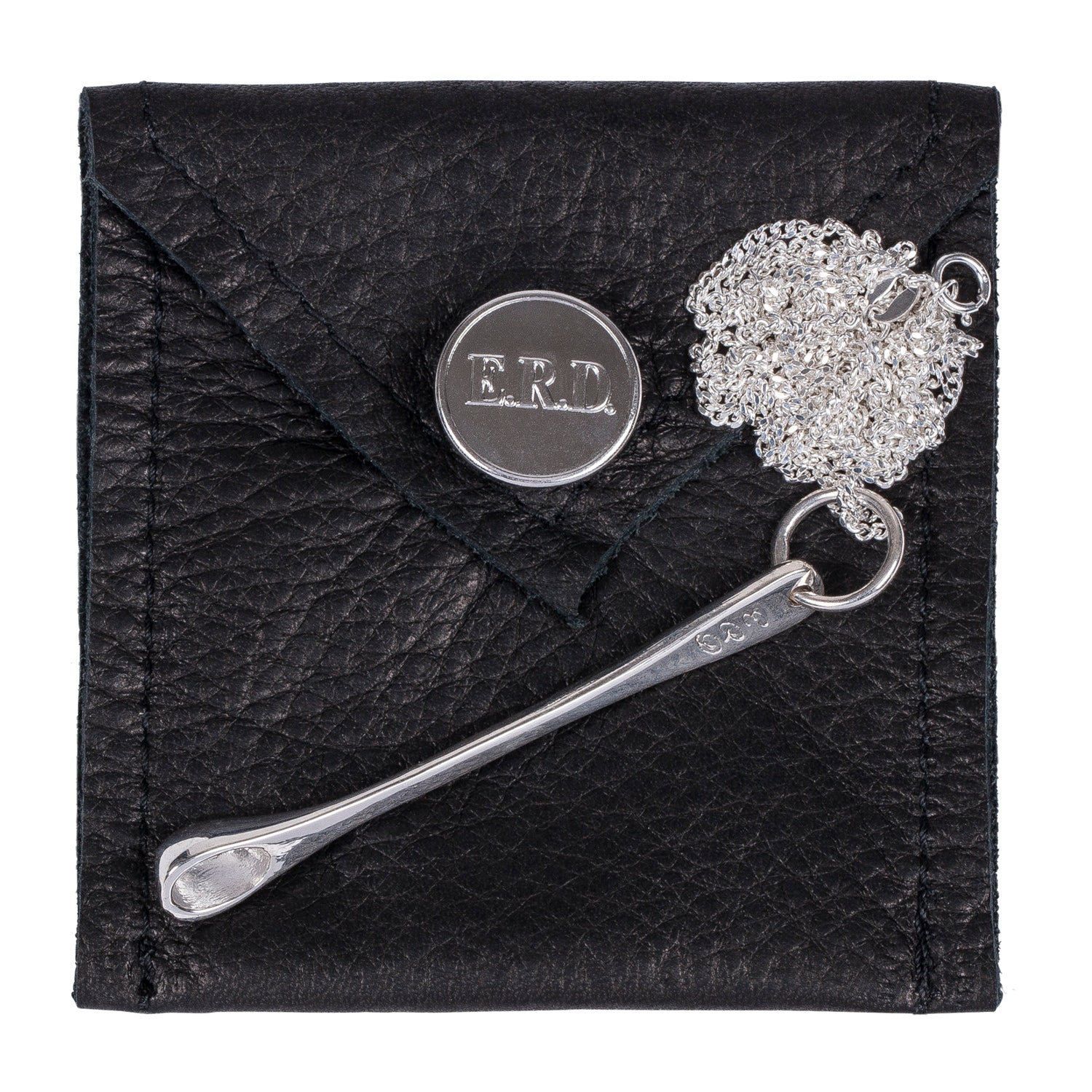 SPOON NECKLACE, SILVER