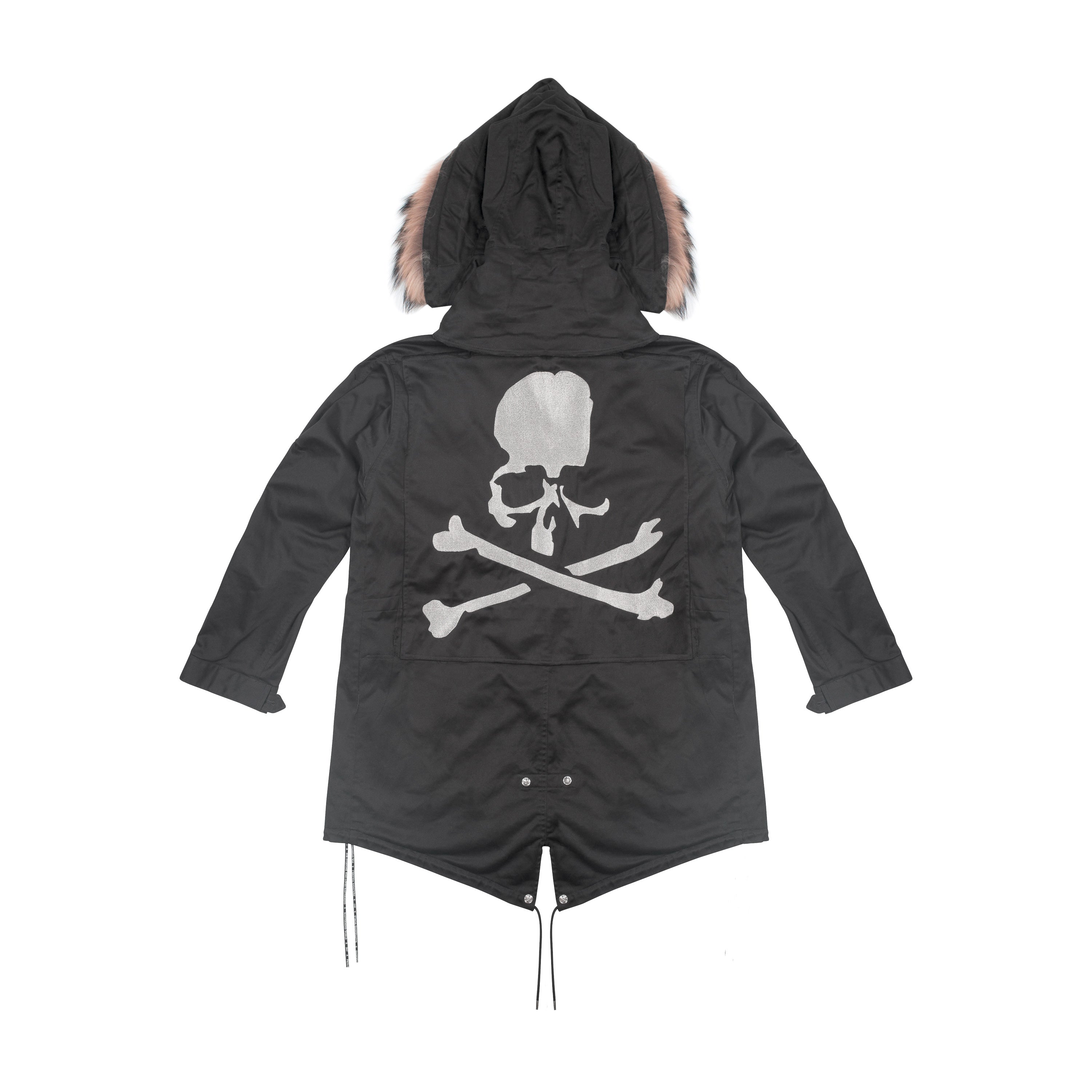SKULL LOGO JACKET, BLACK