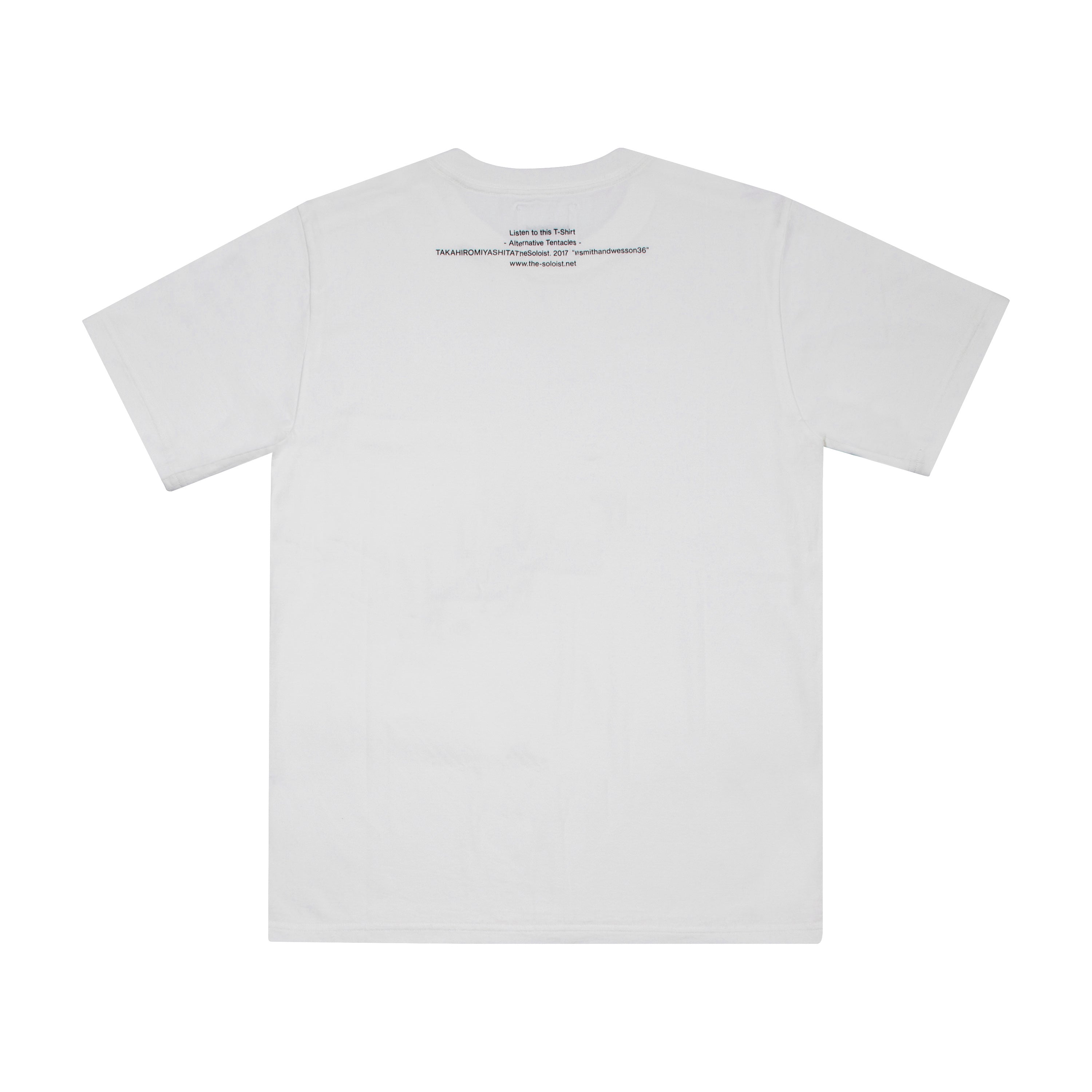 "#SMITHANDWESSON36" T-SHIRT, WHITE