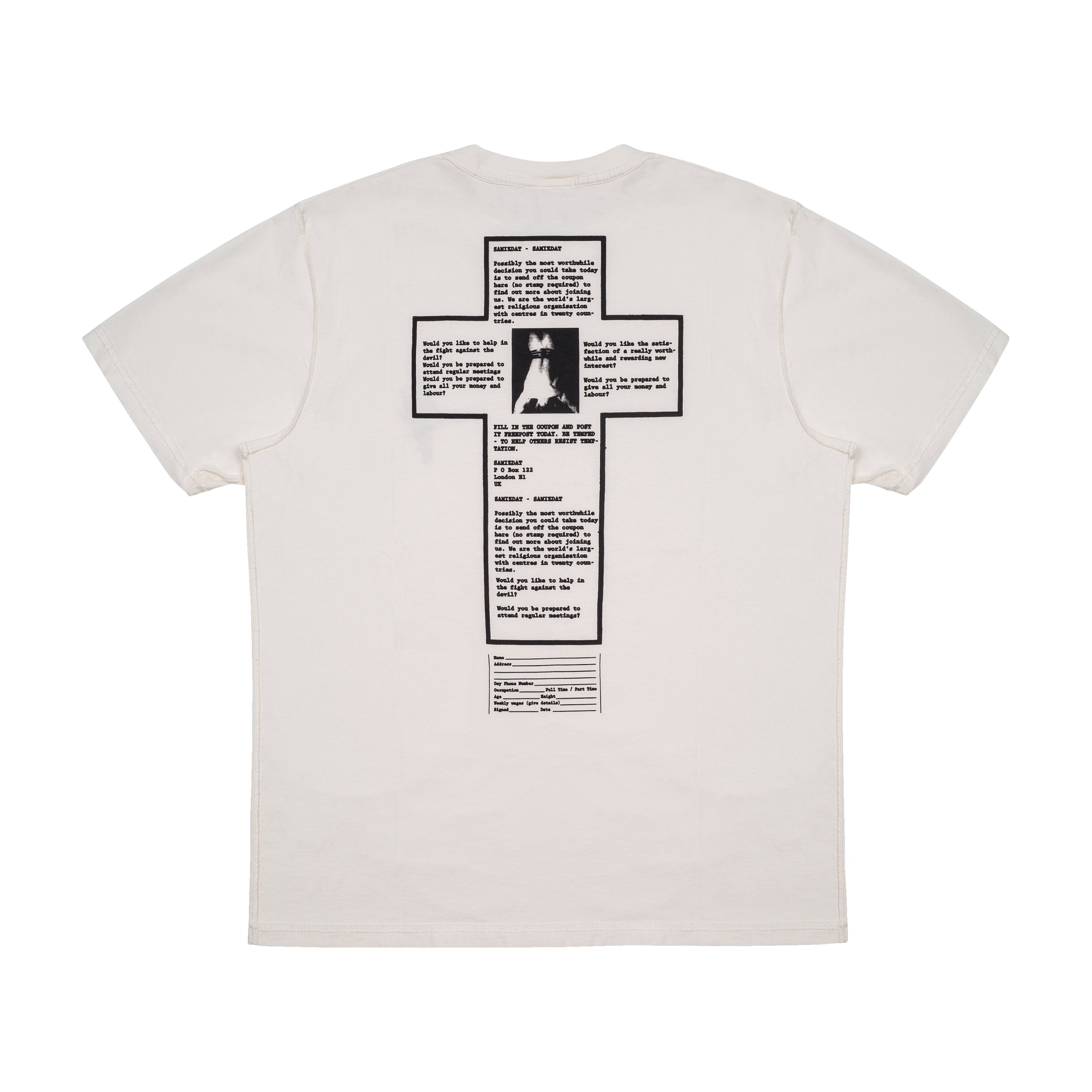 CHRIST T-SHIRT 07, OFF WHITE