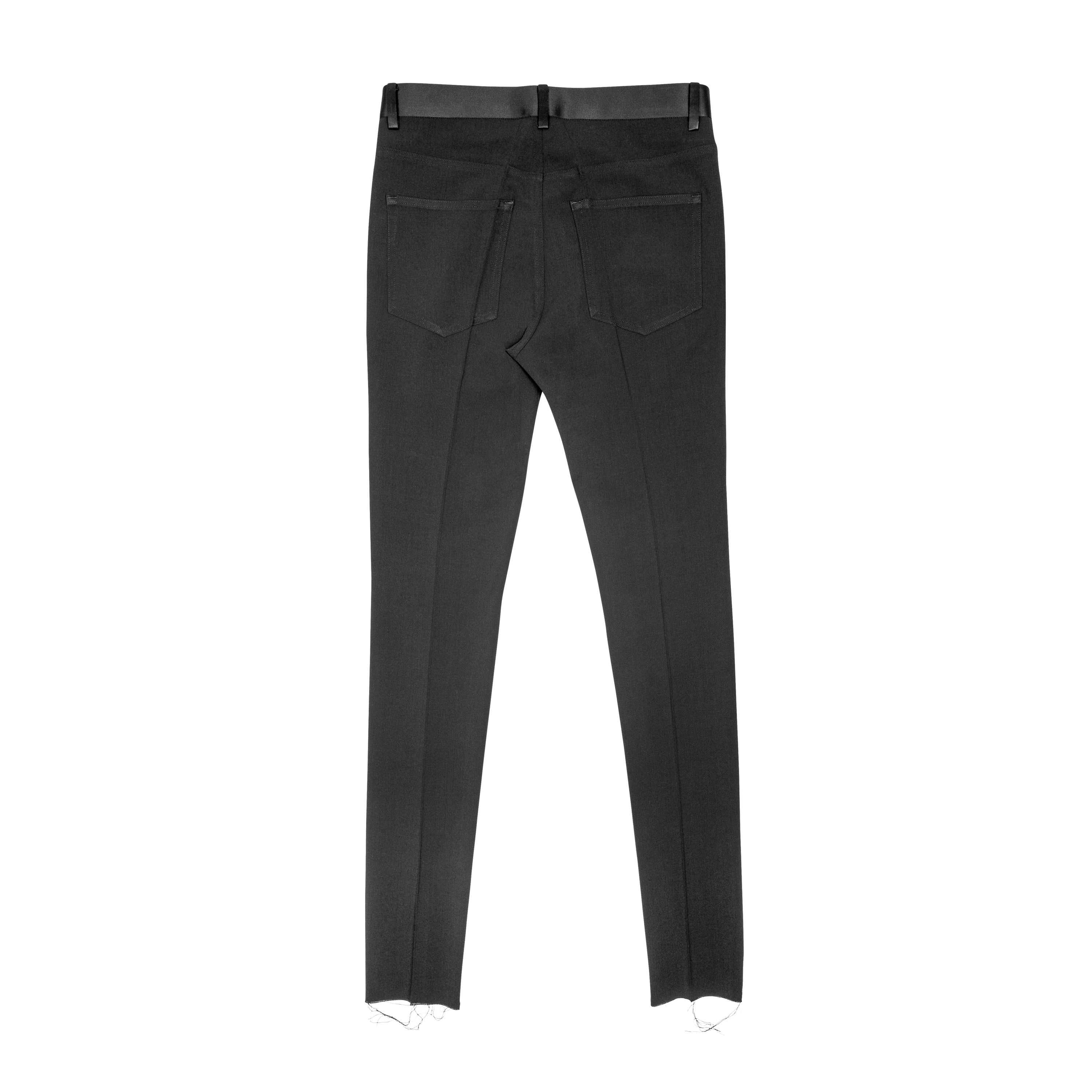 SUIT  STYLE  TROUSERS, BLACK