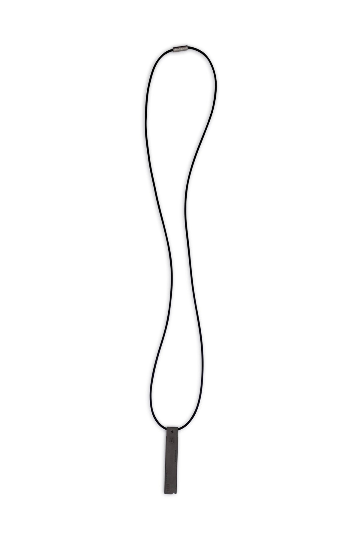 Stainless USB Necklace, Black